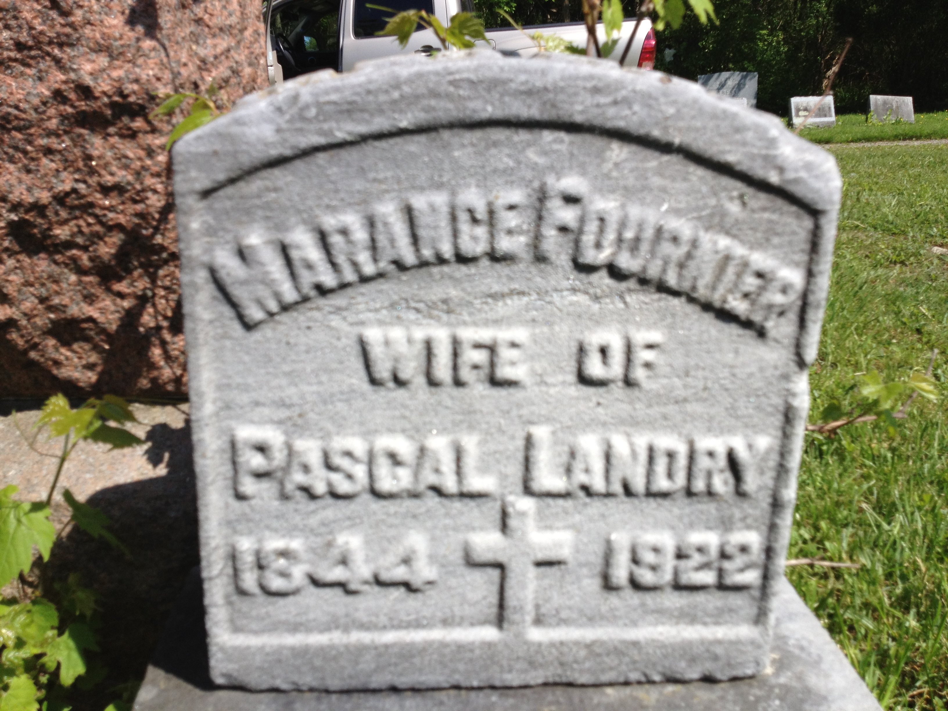 Headstone of Marance Fournier